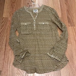 Anthropologie blouse long sleeves